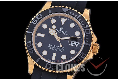 0 0 0 0 0 0 RYM-42-052W QF 904 Steel 2023 Champagne Gold Yachtmaster 42 226658 Men Oysterflex CER/YG/RU Black VR 3235 - Extra Weighted