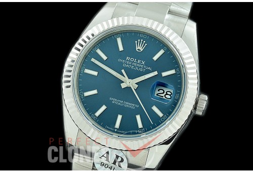 0 0 R41DJS-984 JF/ARF 904L Steel 126334 Oyster SS/SS 2019 Blue Sticks Asian 2824/3235 Mod