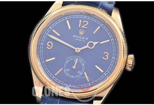 RLP1908-113 RF Perpetual 1908 52508 YG/LE Blue Asian Clone Cal 7140