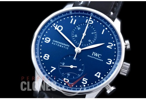 0 IWPG-150-053 ZF 3716 Portugieser Chrono 150 Years Edition SS/LE Blue A-7750