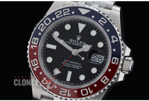0 0 0 0 0 0 0 0 0 0 0 RLGS00723J QF 904L Steel GMT 126710BLRO Pepsi SS/SS Jubilee Black DD 3285 CHS Free Sprung 