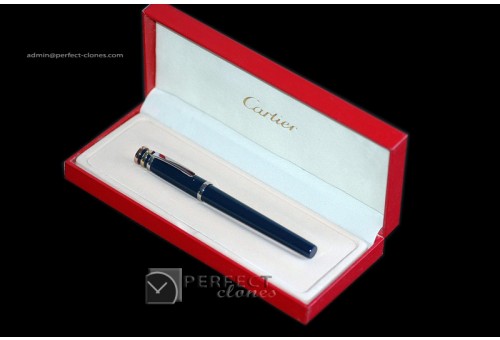 CARZ1011 Trinity de Cartier Dark Blue Rollerball