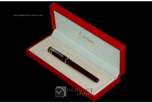 CARZ1013 Trinity de Cartier Dark Maroon Rollerball