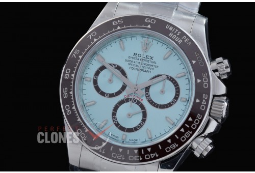 0 0 0 0 0 0 0 RLDS-126506-011 UFO-F 904L Steel Daytona 126506 SS/SS Ice Blue Sticks 4131 1-1 Free Sprung Balance Superclone - 72 Hours Power Reserve Movement 