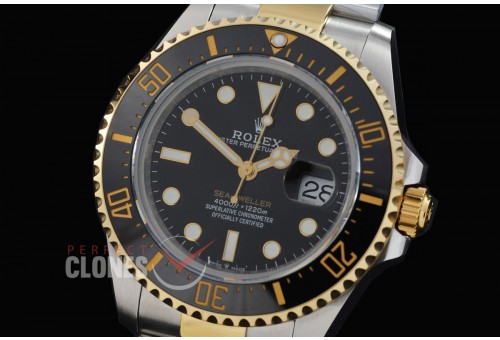 0 0 0 0 0 0 RLSD00882 QF 43mm Sea Dweller 4000 126603 SS/YG Black DD 3235 72 Hrs Reserve - Free Spung Movement