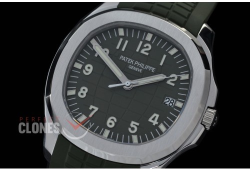 0 0 PPAQ-5168-014 DDF Aquanaut 5168 42mm SS/RU Green Asian Clone Calibre 330SC