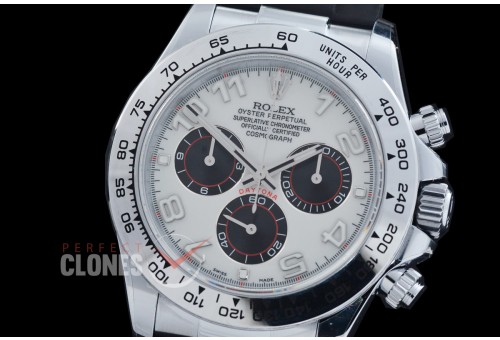 0 0 0 0 0 0 0 0 RLDS-4130-888RW QF V11 904L Steel Daytona 116519 SS/RU White Numeral 4130 Superclone - 72 Hours Power Reserve Movement / Extra Weighted