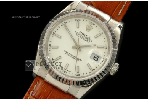 RDJMS10101 LE White Dial Stick Markers Swiss Eta 2836-2