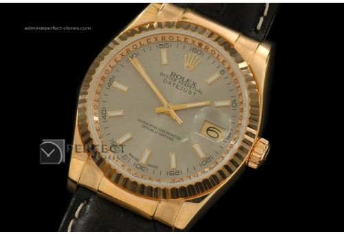 RDJMF1010LE Grey Dial Stick Markers Swiss Eta 2836-2