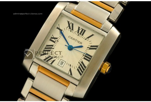 CART10015 Tank Franchine TT Men, Sapphire Crystal/Swiss Eta 2671