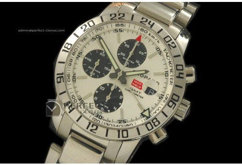 CP10039 Mile Miglia GMT Chrono SS White/Black A-77528800bph