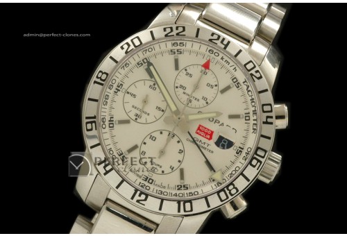 CP10038 Mile Miglia GMT Chrono SS White A-77528800bph