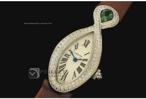 CARB10003 Ladies WG Diamonds/Sapphire Baignoire