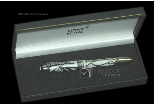 MBP1039 Homage's Ed Andrew Carnegie White/Skeleton Rollerball