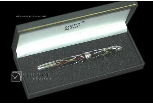 MBP1037 Homage's Ed Andrew Carnegie Maroon/Skeleton Rollerball