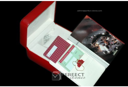 OMBX10001 Original Design Red Leather Boxset for Omega Watches