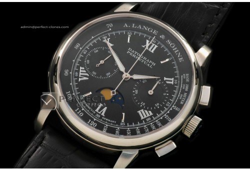 AL1001Datograph Chrono/Moon Phase Black Working M/Chronos