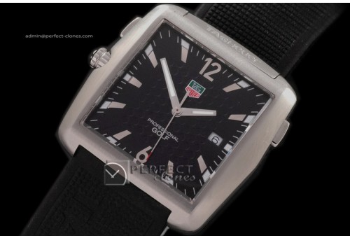 TG02011 Tiger Woods Golf Professional Black Orginal Swiss Quartz