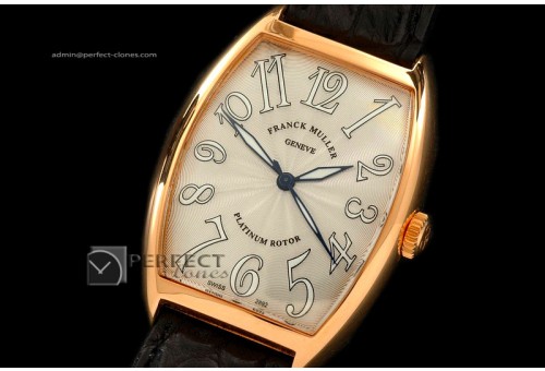 FMCS10002 18K RG Curvex Sunset Platnium Rotor Swiss Eta 2892