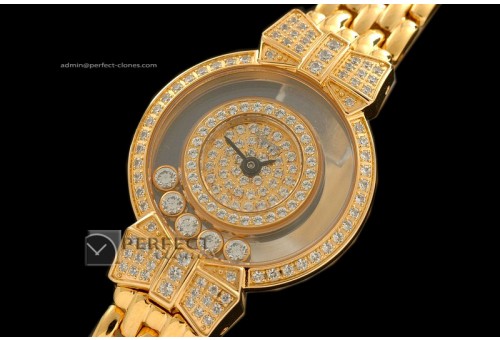 CP10016 Happy Diamonds Ladies FG Gold Swiss Quartz Original Mov