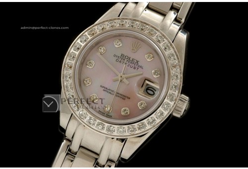 RDJLS10021 SS Masterpiece Mop L-Pink Dial Diamond Markers Eta 26