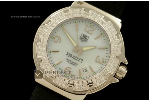 TG10035 Formula 1 Ladies MOP White Swiss Quartz