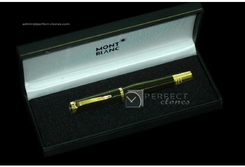 MBP1053 Writer's Edition Virginia Woolfe Black/Gold Fountain