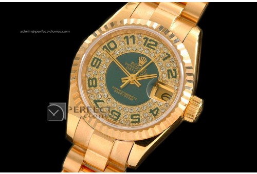 RDJLF01002 FG 5Anni Ed Diamond Numeral Swiss Eta 2671-2