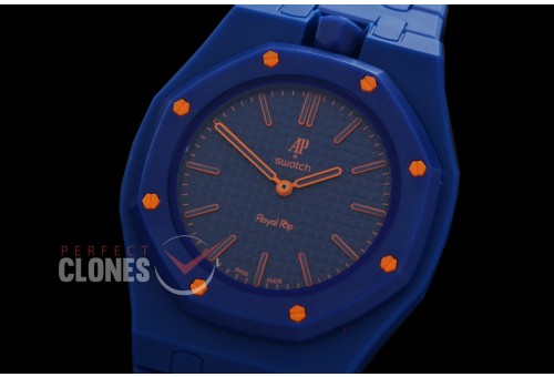 APSW-RP-004 AP / Swatch Royal Pop 3 in 1 Premium Set Dark Blue - Orenji Hachi Asian 2813