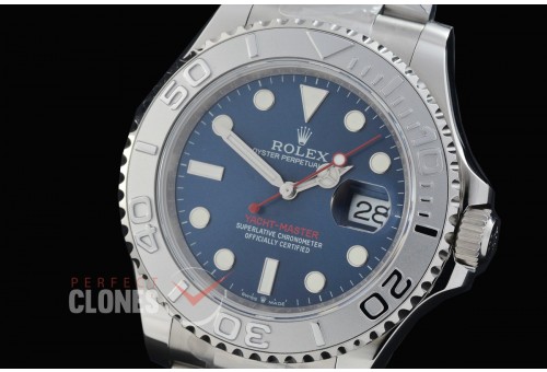 0 0 0 0 RYMEN00832 QF 126622 904L Steel Yachtmaster Men SS/SS Midnight Blue DD 3235 72 Hrs Reserved - Free Sprung Movement 