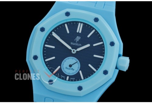 APSW-RP-011 AP / Swatch Royal Pop 3 in 1 Premium Set Blue - Lan Ba Asian 2813