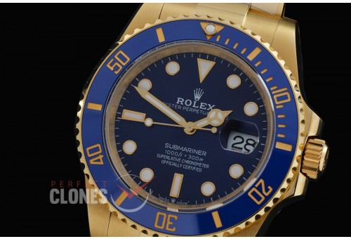 0 0 0 0 0 0 0 0 RLSF-41-0082 QF 904L Full Gold 2020 41mm Submariner 126618LB YG/YG Blue DD 3235 72 Hrs Reserve - Free Sprung Movement 
