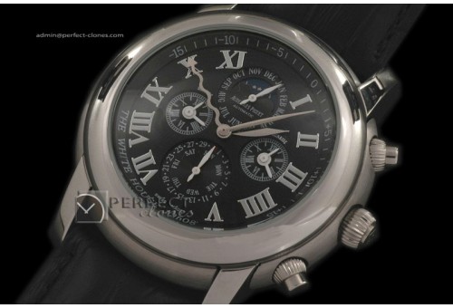 AP10017 EQ Time Perpetual Calender SS Black Asian 21J