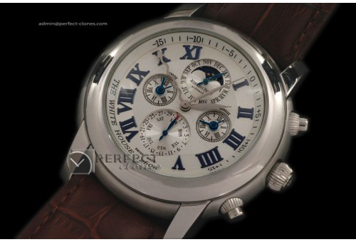 AP10018 EQ Time Perpetual Calender SS White Asian 21J