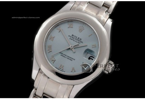 0RLMPmS01008 SS Smooth Bez Light Blue Roman Swiss Eta 2836-2