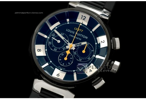 LVC10012 Tambour 227 Chrono PVD/RU Blk A-7750 Mod 28800