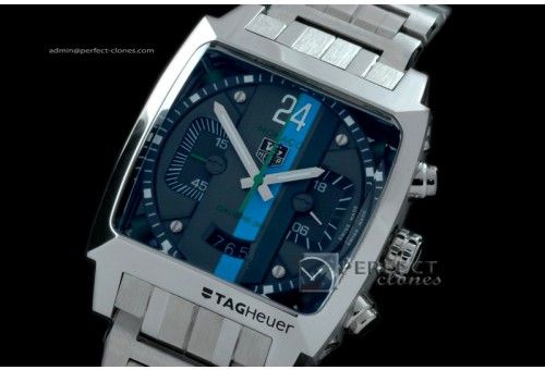 TGM24-10013 Monaco Concept 24 SS/SS Black Jap Quartz Chrono