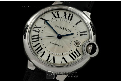 CARBA00088A Ballon De Cartier Men SS/LE White Asian 2824