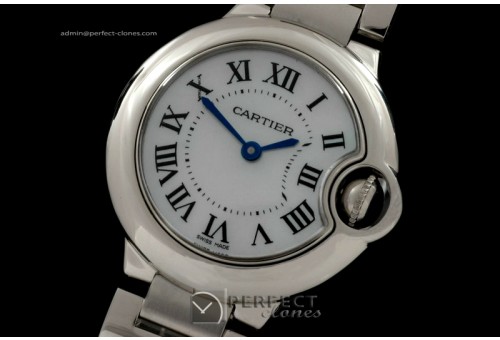 CARBA00104 Ballon Bleu de Cartier Ladies SS MOP White Swiss Quar