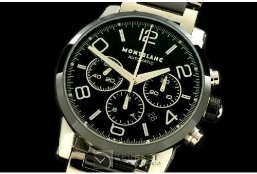 MB00106S Timewalker Chrono SS/CER Black A-7753 28800