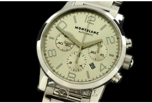 MB00101S Timewalker Chrono SS/SS White A-7753 28800