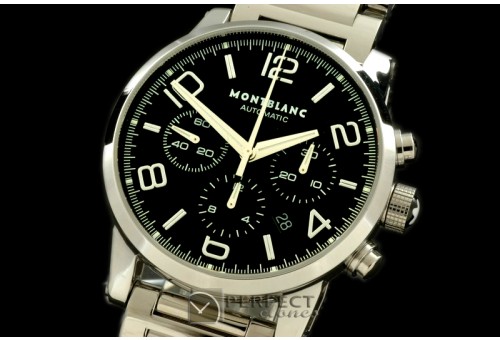 MB00102S Timewalker Chrono SS/SS Black A-7753 28800