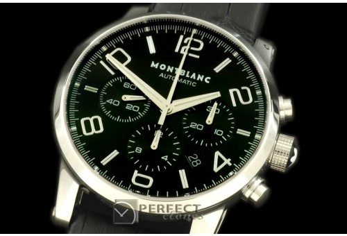 MB00102L Timewalker Chrono SS/LE Black A-7753 28800