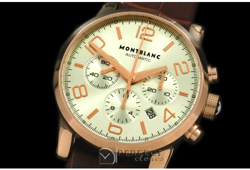 MB00111L Timewalker Chrono RG/LE White A-7753 28800