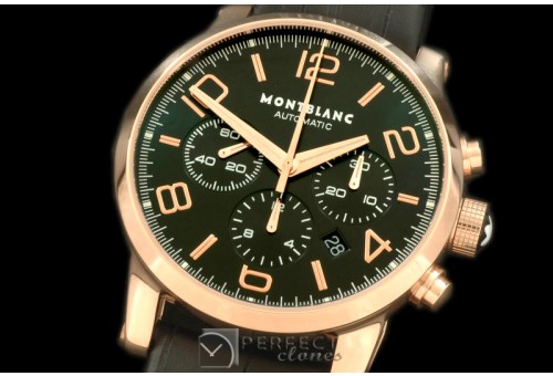 MB00112L Timewalker Chrono RG/LE Black A-7753 28800