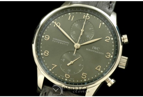 IWPG10006 Portuguese Chrono SS/LE Grey A-775New Improved
