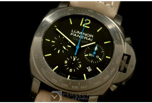 PN363M01 Pam 363-M Daylight Chrono PVD/LE Black Asian 7753