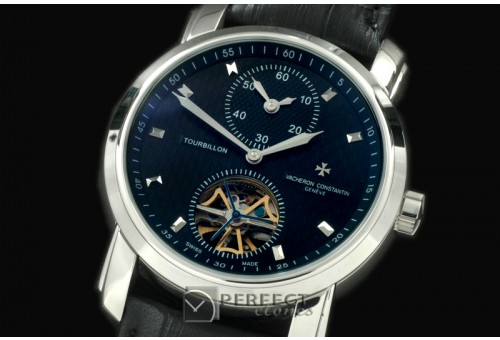 VC00212 Matle Tourbillon Duo Time SS/LE Black Asian Auto 2813