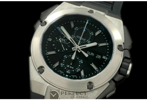 IWIG00142 3865 Ingenuier Double Chronograph SS/RU Black A-7752
