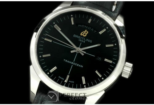 BLT43-102 TransOcean DayDate SS/LE Black Asian 2836